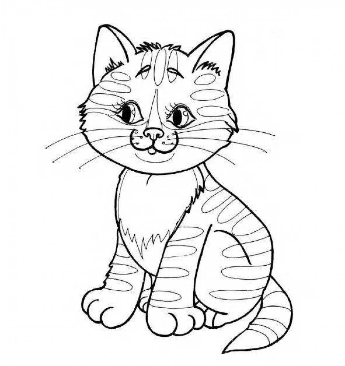 Animated pet coloring book