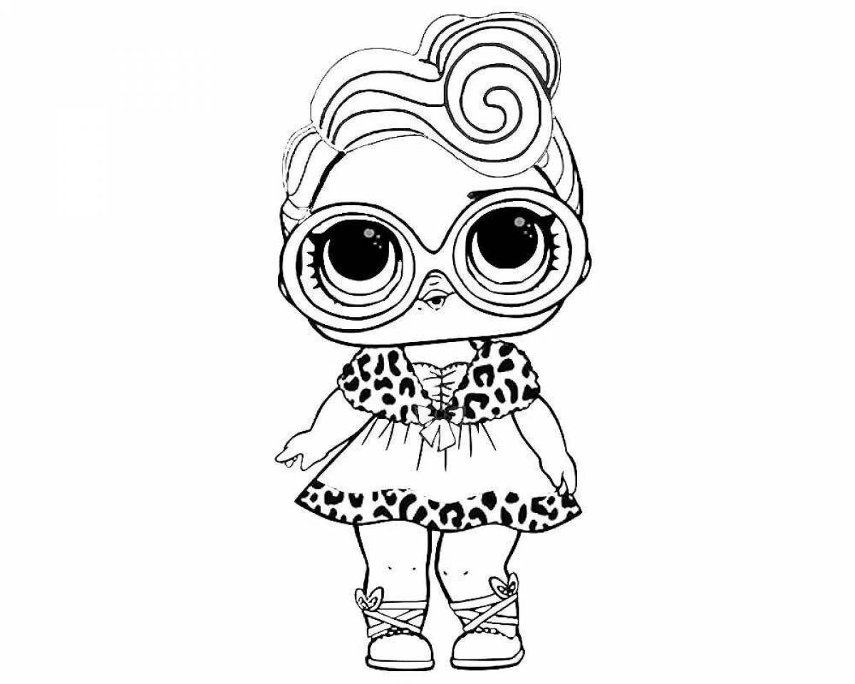 Cute lol doll pictures coloring pages