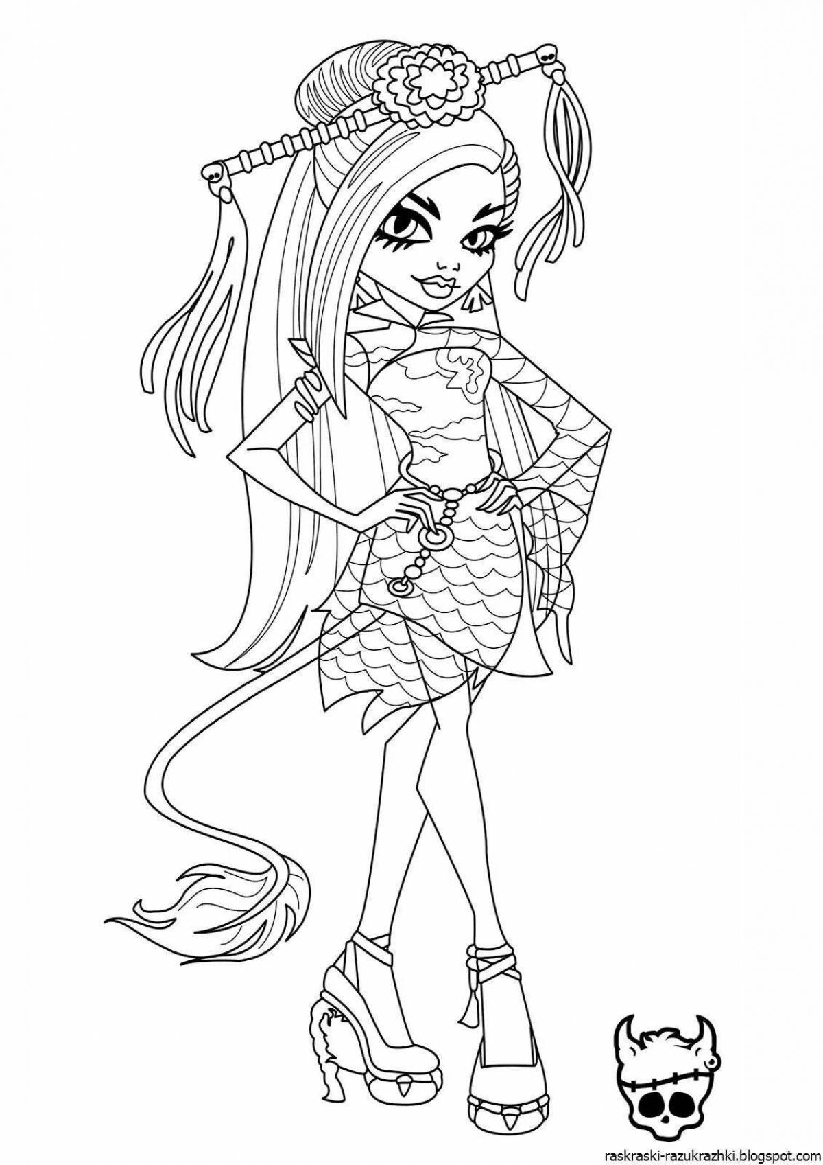 Fun coloring for girls monster high