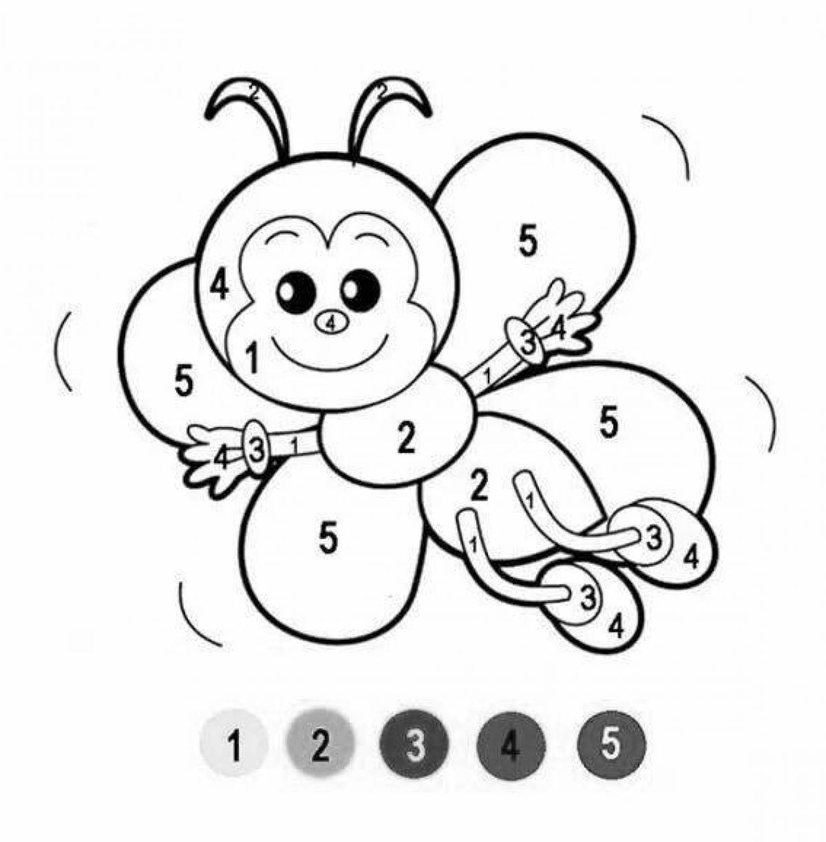 By numbers for preschoolers #12