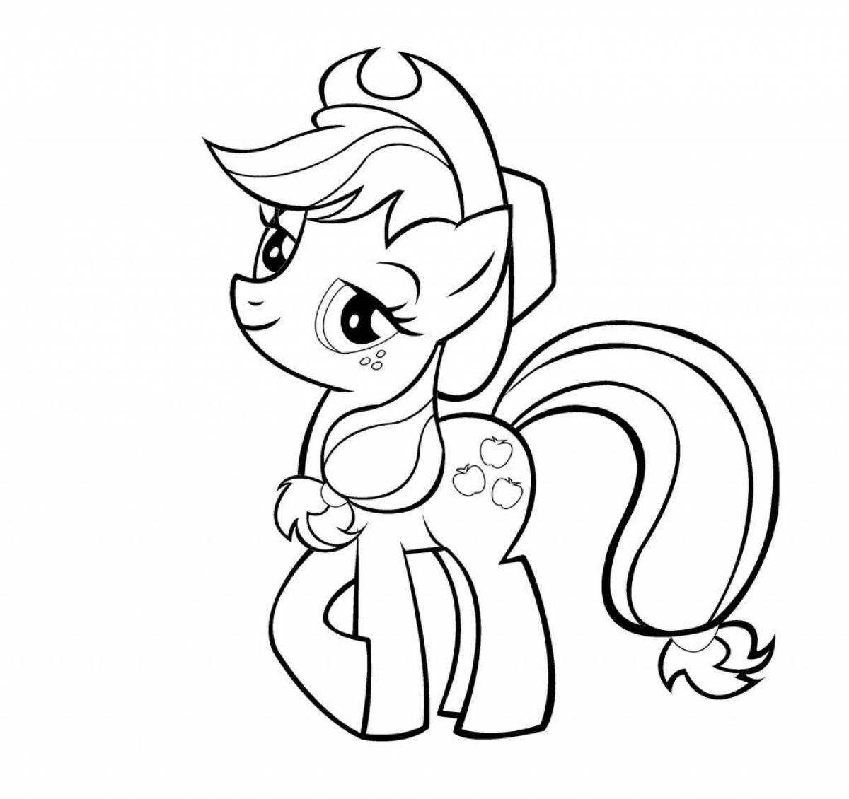 Apple jack adorable coloring book