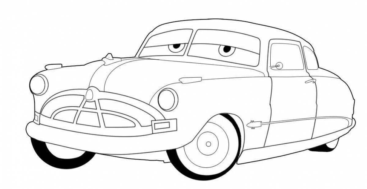 Glittering loafers coloring page