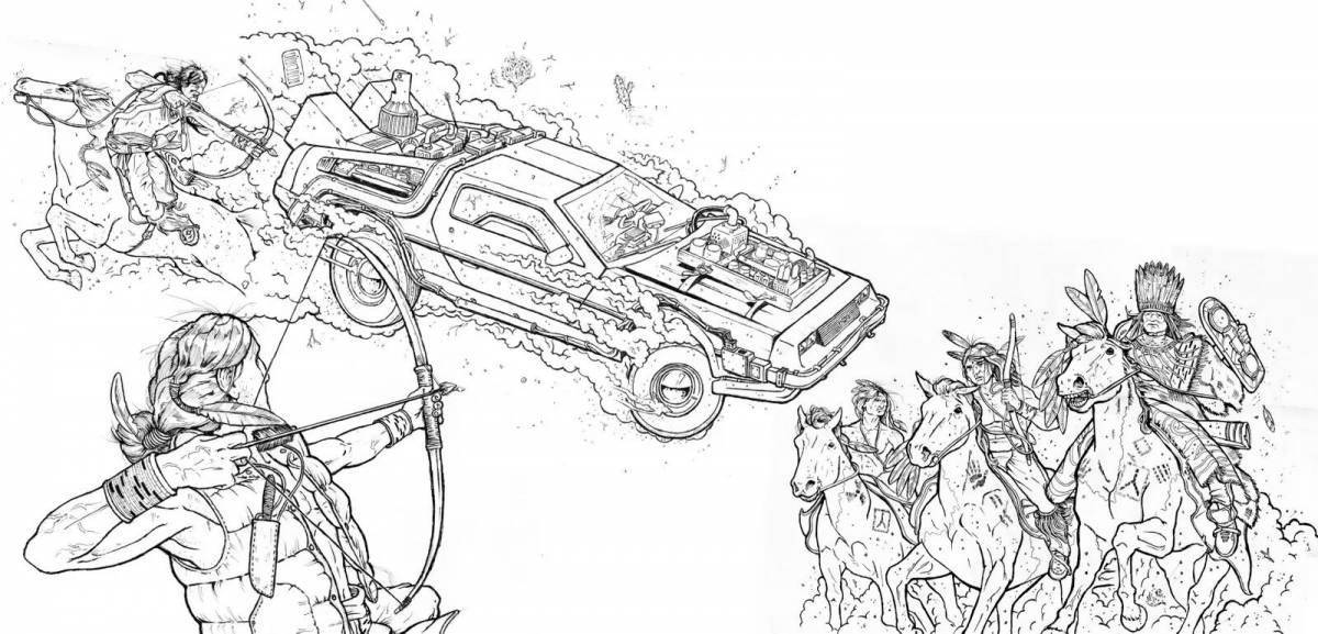 Раскраска Раскраска яркие боевые действия 1953 года