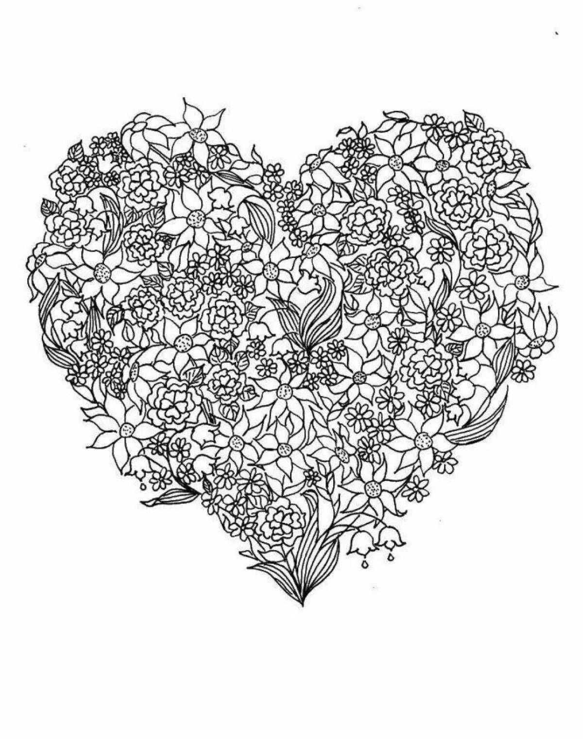 Colourful coloring small details for girls