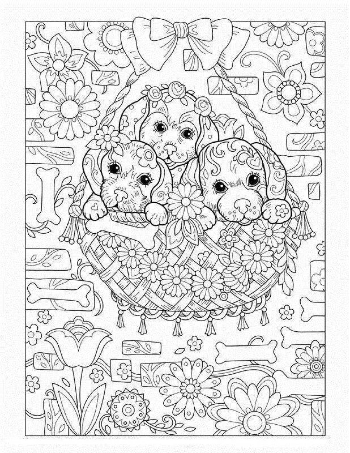 Inspirational little details coloring for girls