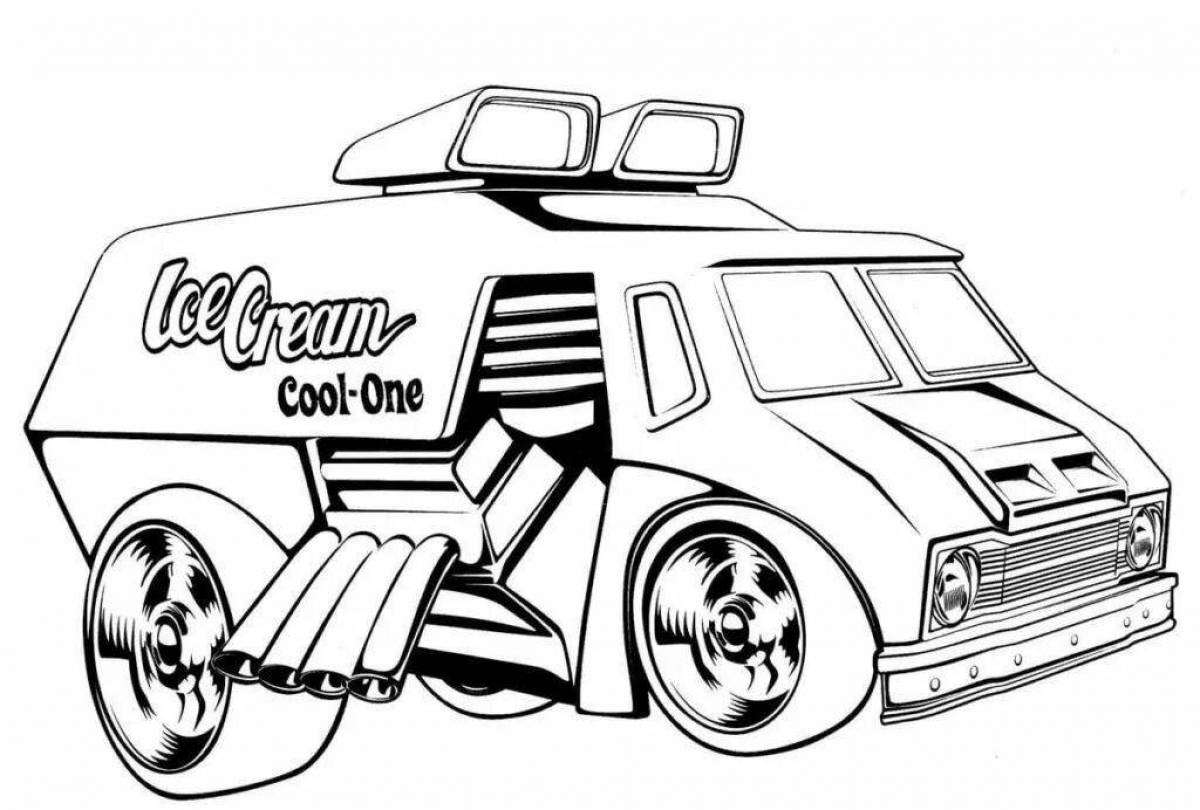 Outstanding monster truck hot wheels coloring