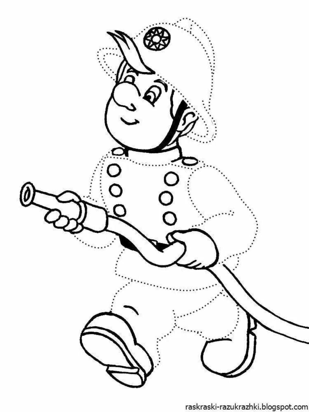 Fun job coloring pages for preschoolers