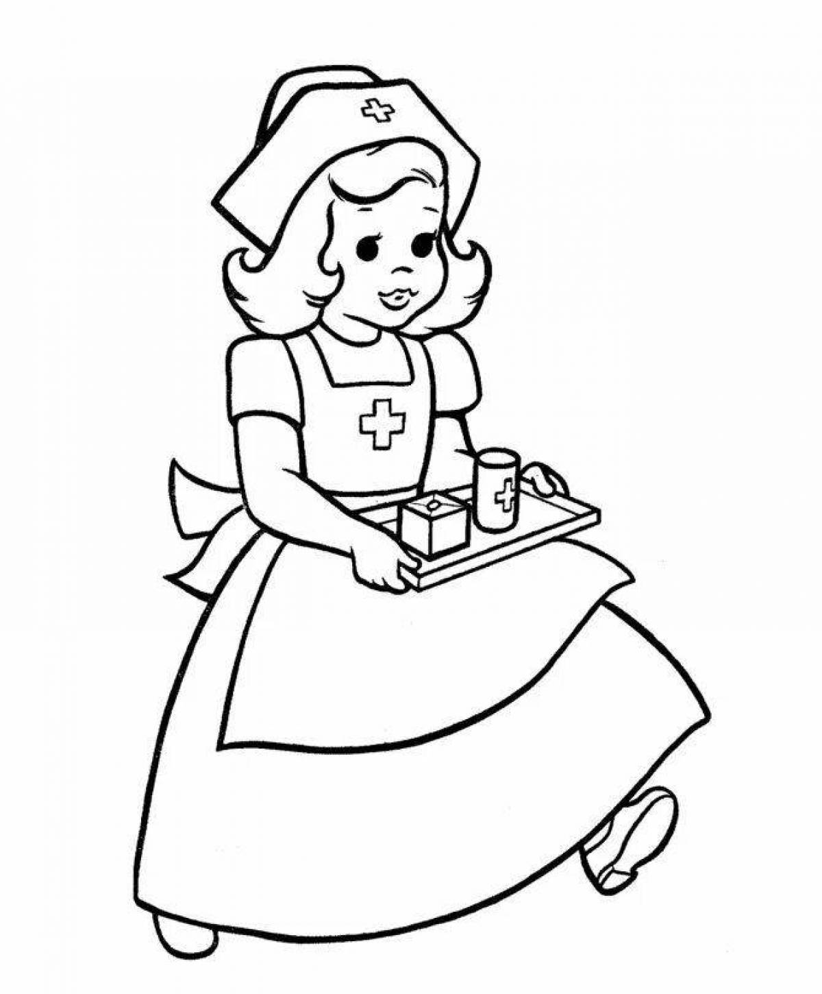 Colorful job coloring pages for kids in kindergarten