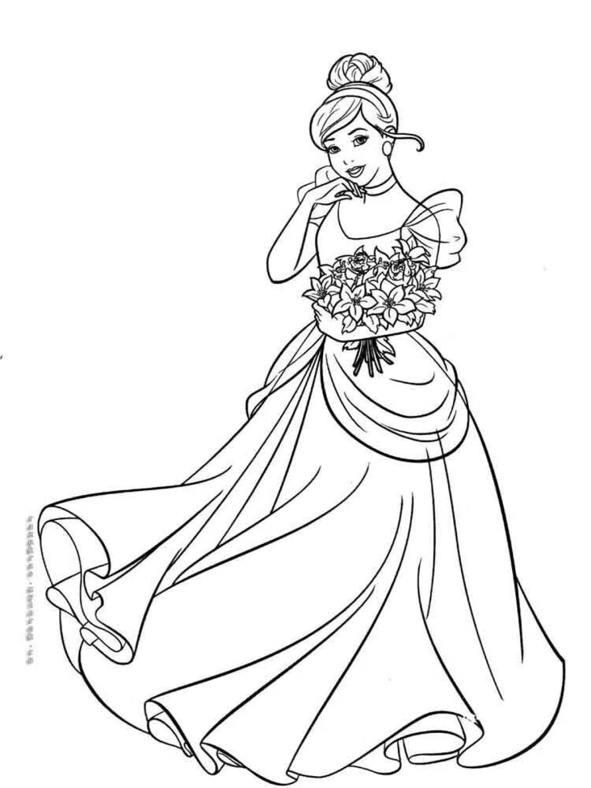 Для девочек принцессы в красивых платьях #1