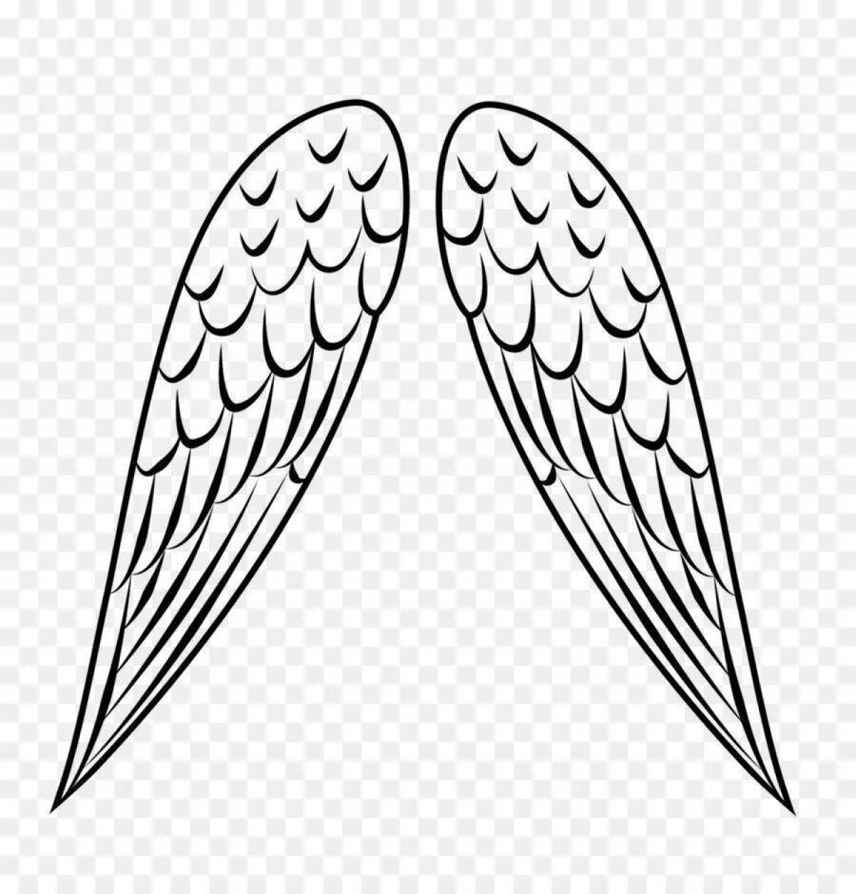 Coloring pages wings