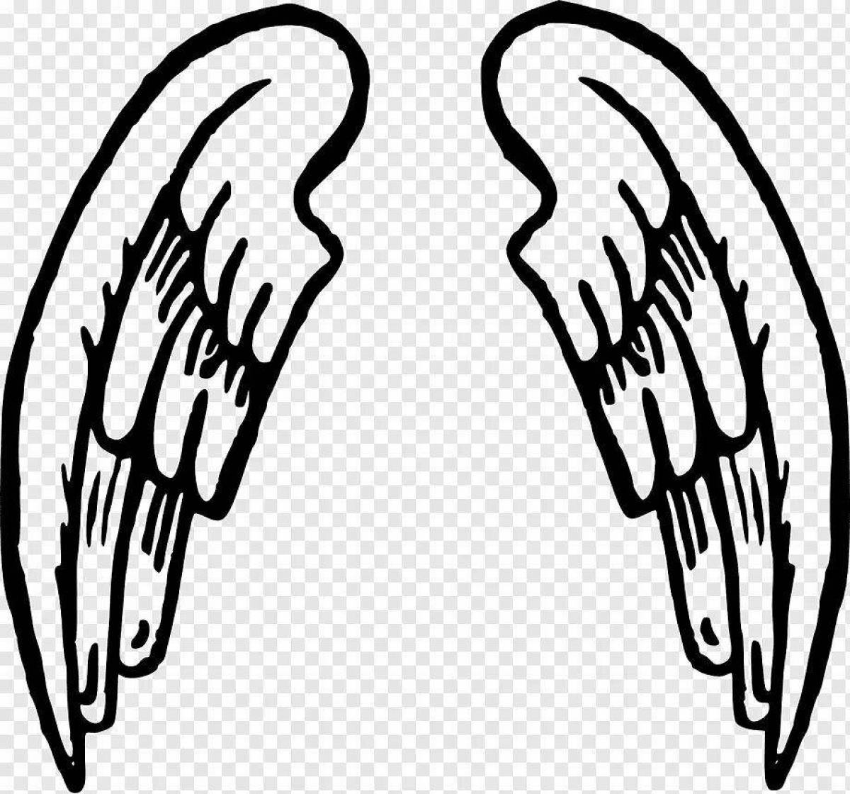 Luxury coloring wings