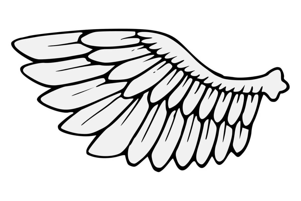 Королевские раскраски крылья