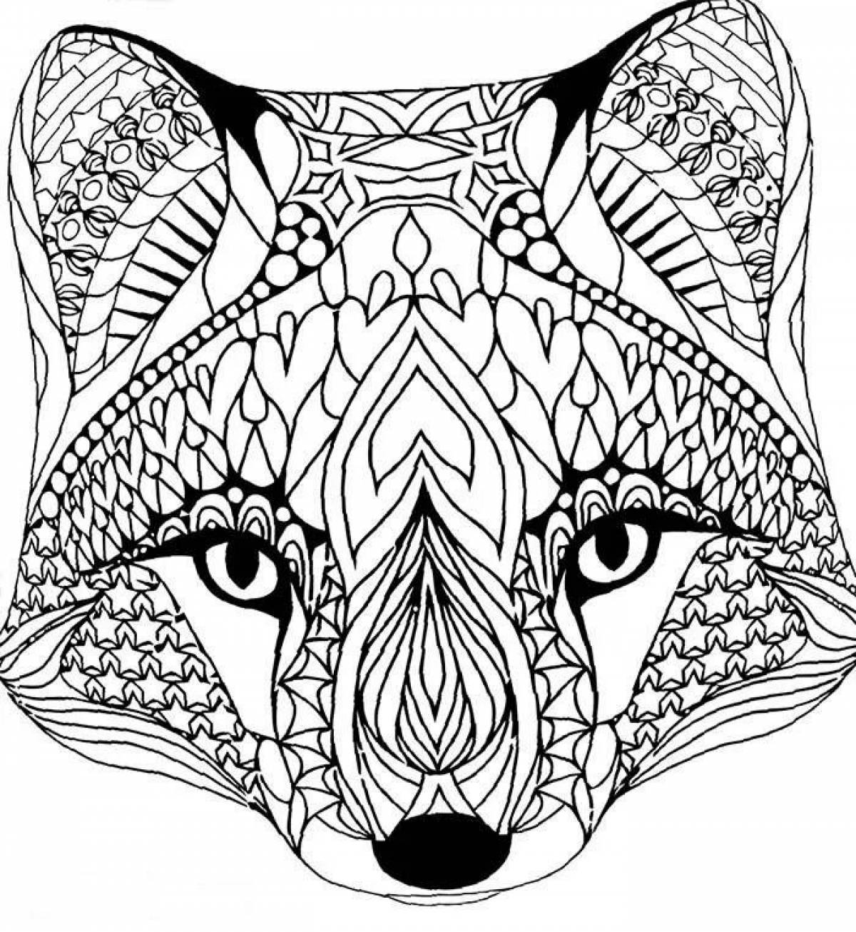 Sublime coloring page medium difficulty