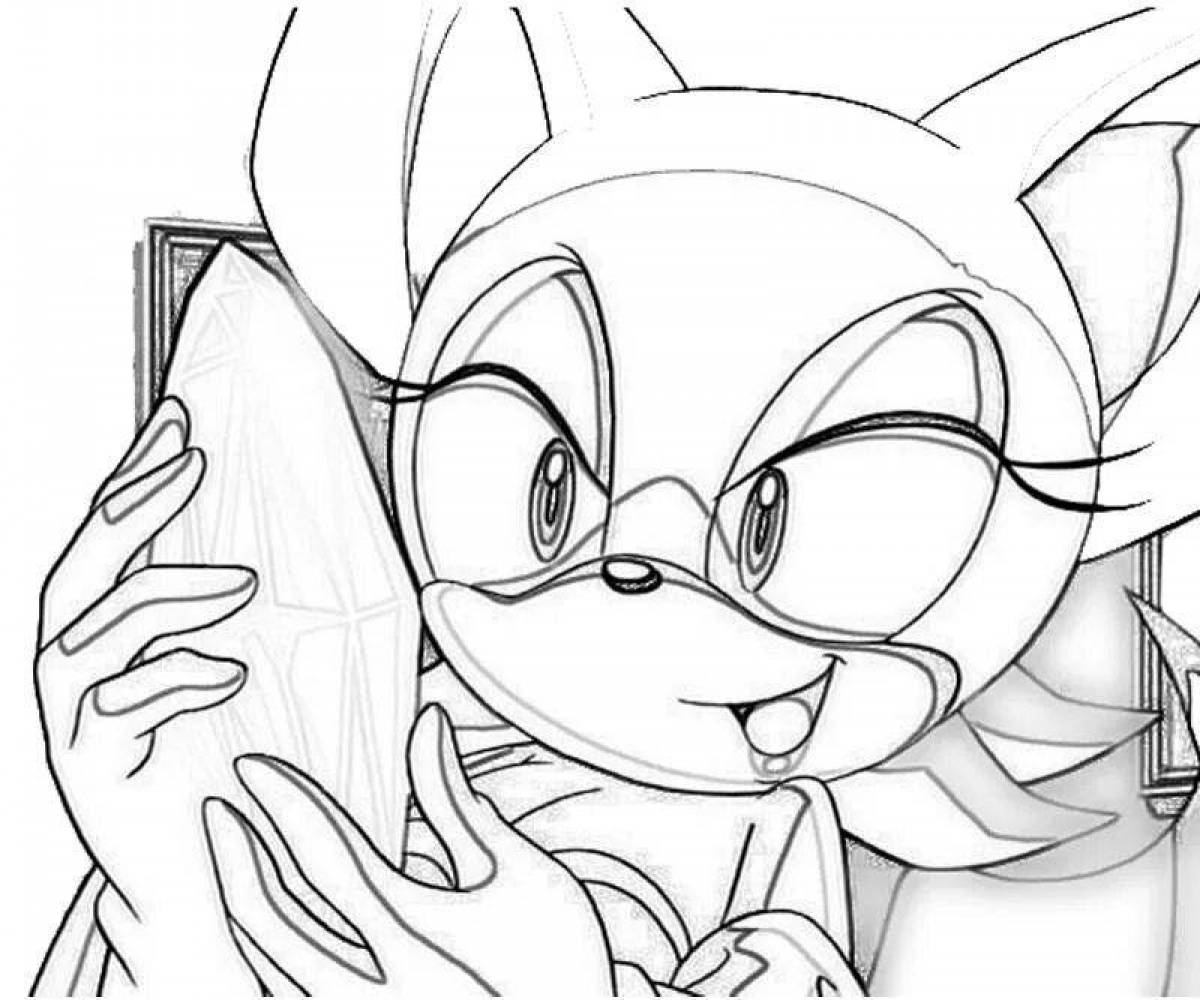 Photo Charming rina rouge coloring book