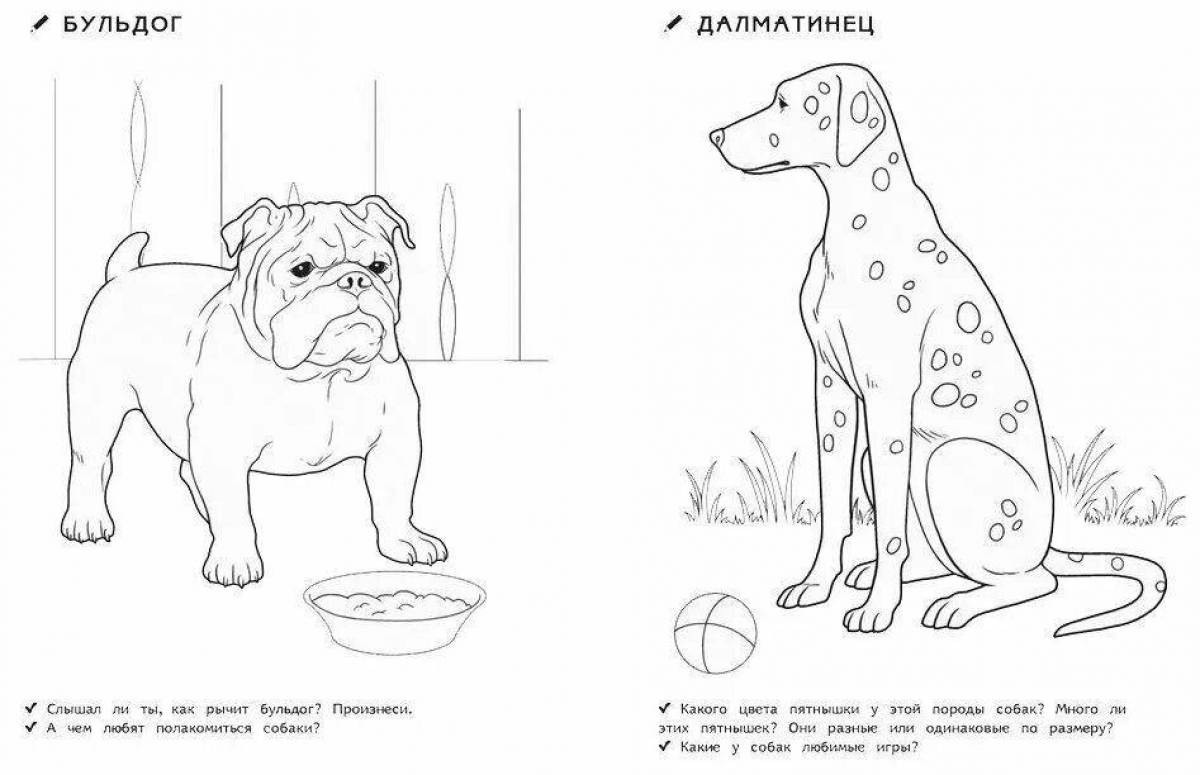 Loyal dog breed coloring pages