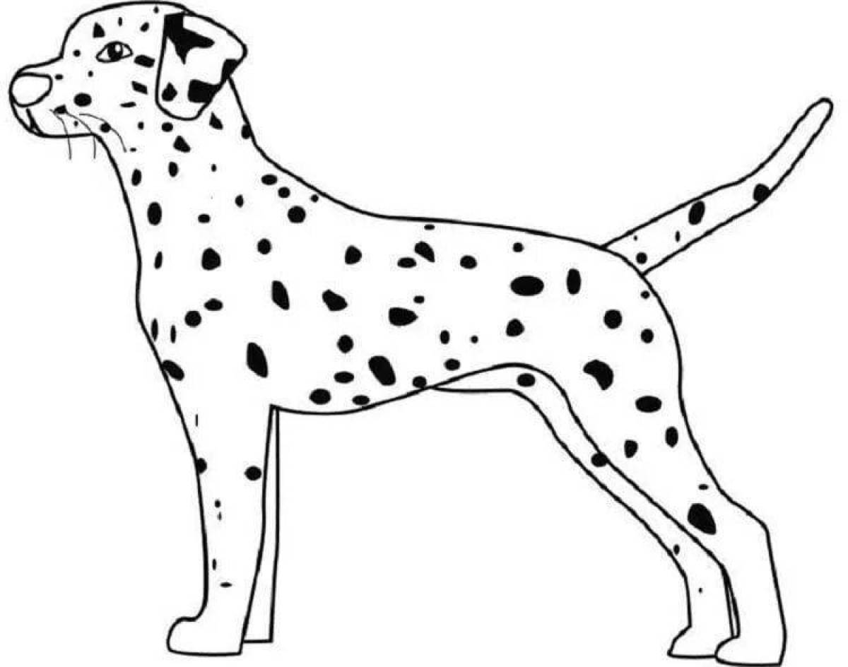 Curious dog breed coloring book
