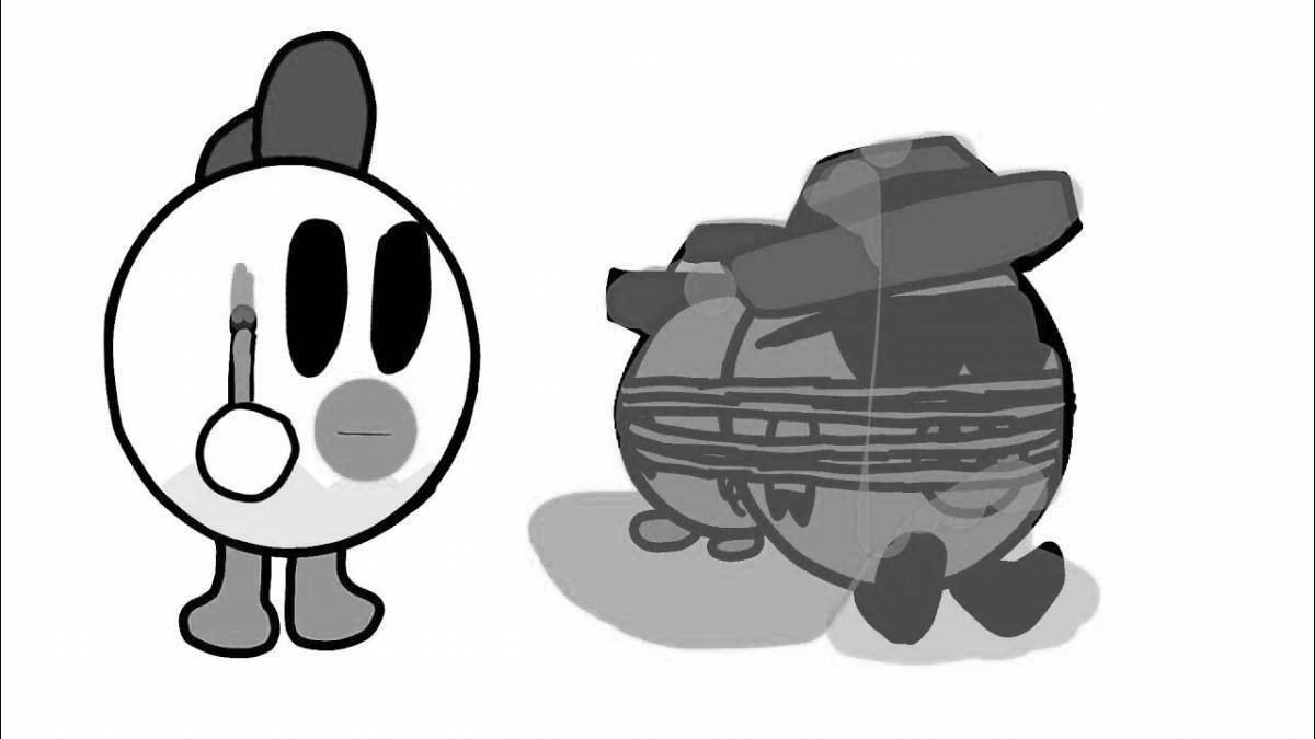 Innovative chikin gun coloring