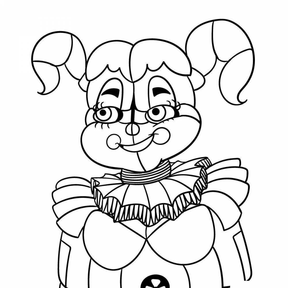 Blessed charon baby coloring page