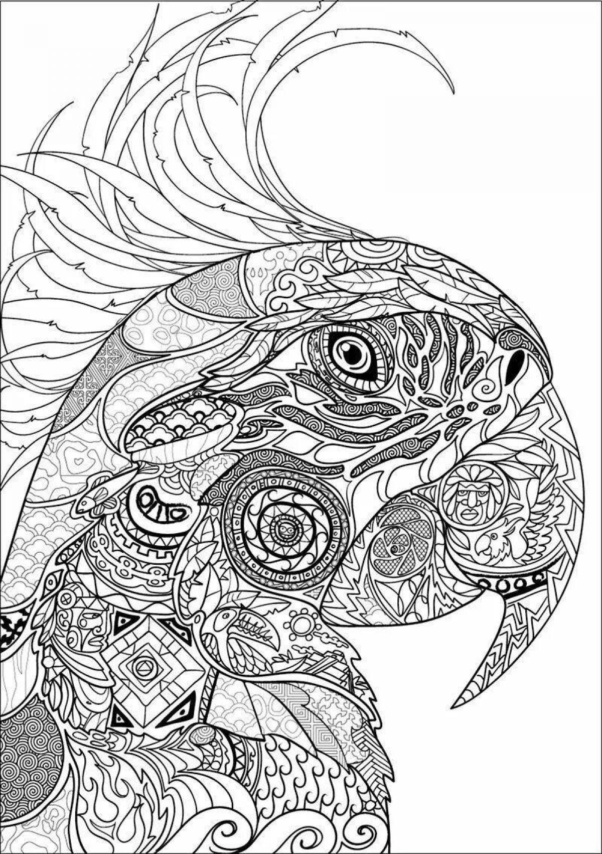 Fun intricate coloring pages