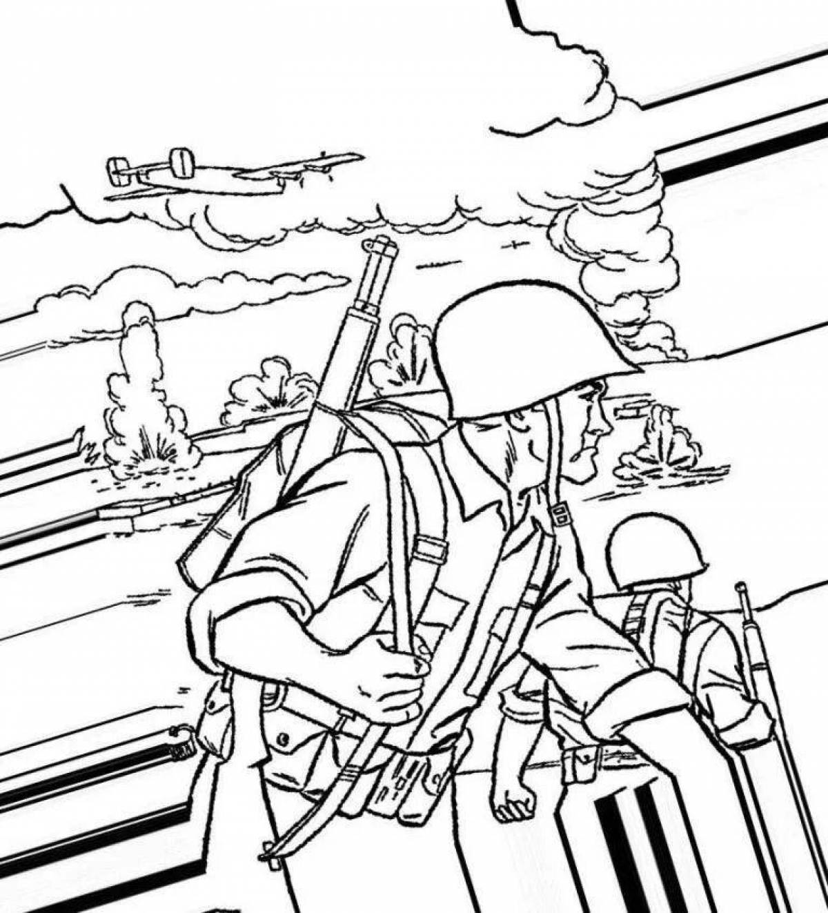 Glowing war through the eyes of children