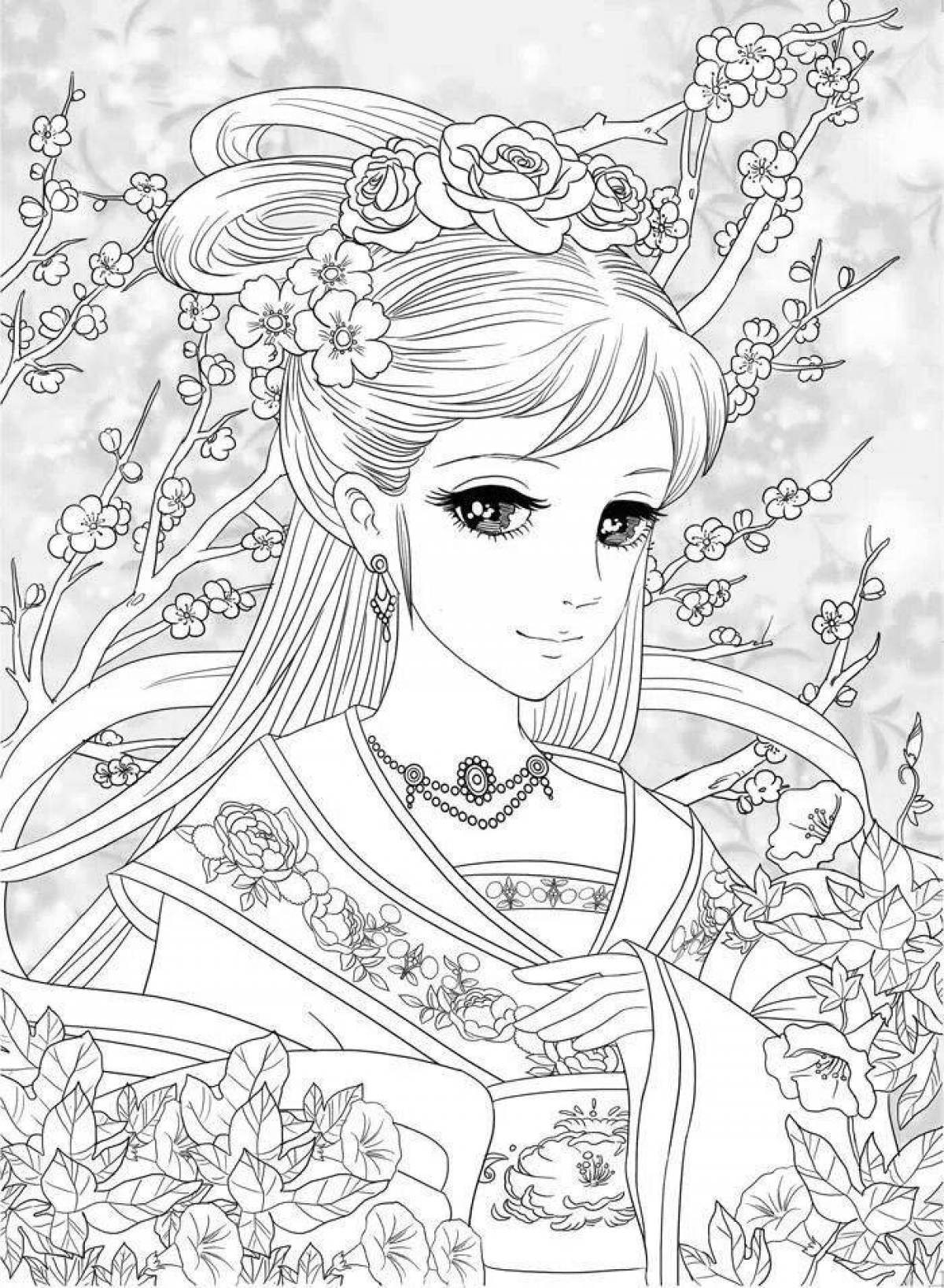 Color-frenzy coloring page for girls 20 years old