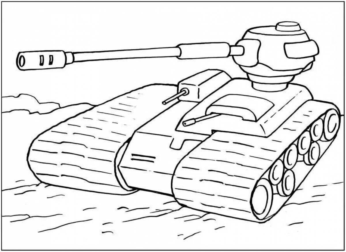 Tank picture for kids #1