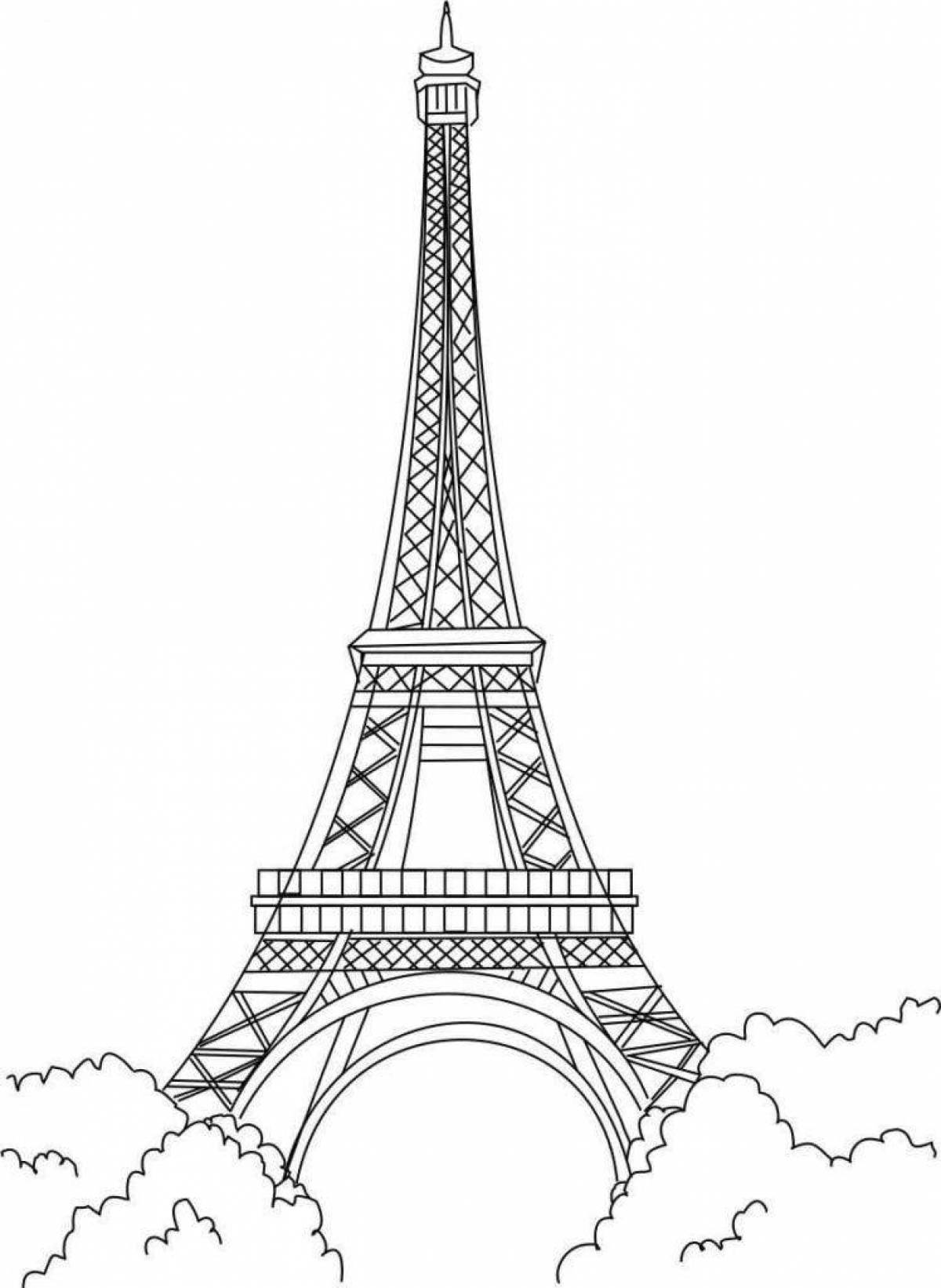 Colouring fairytale paris