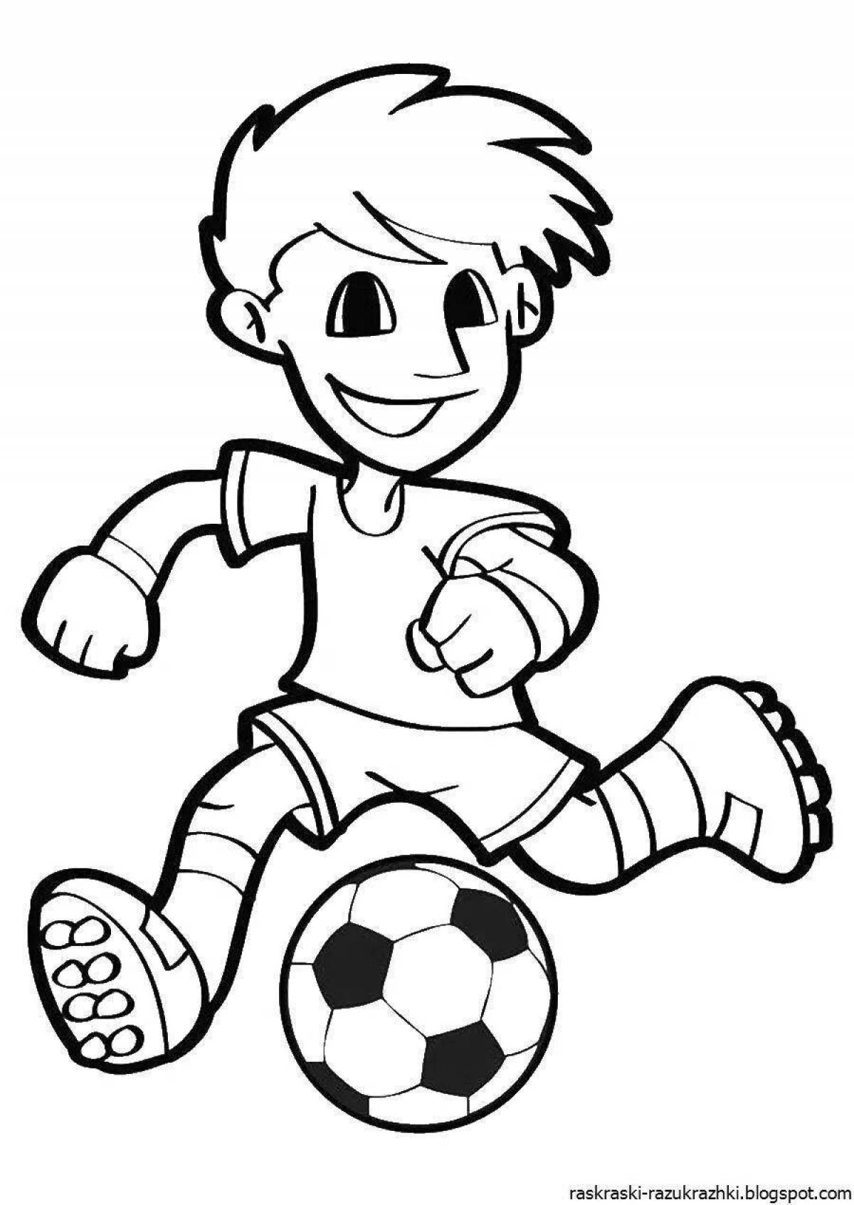 Incredible sports coloring book
