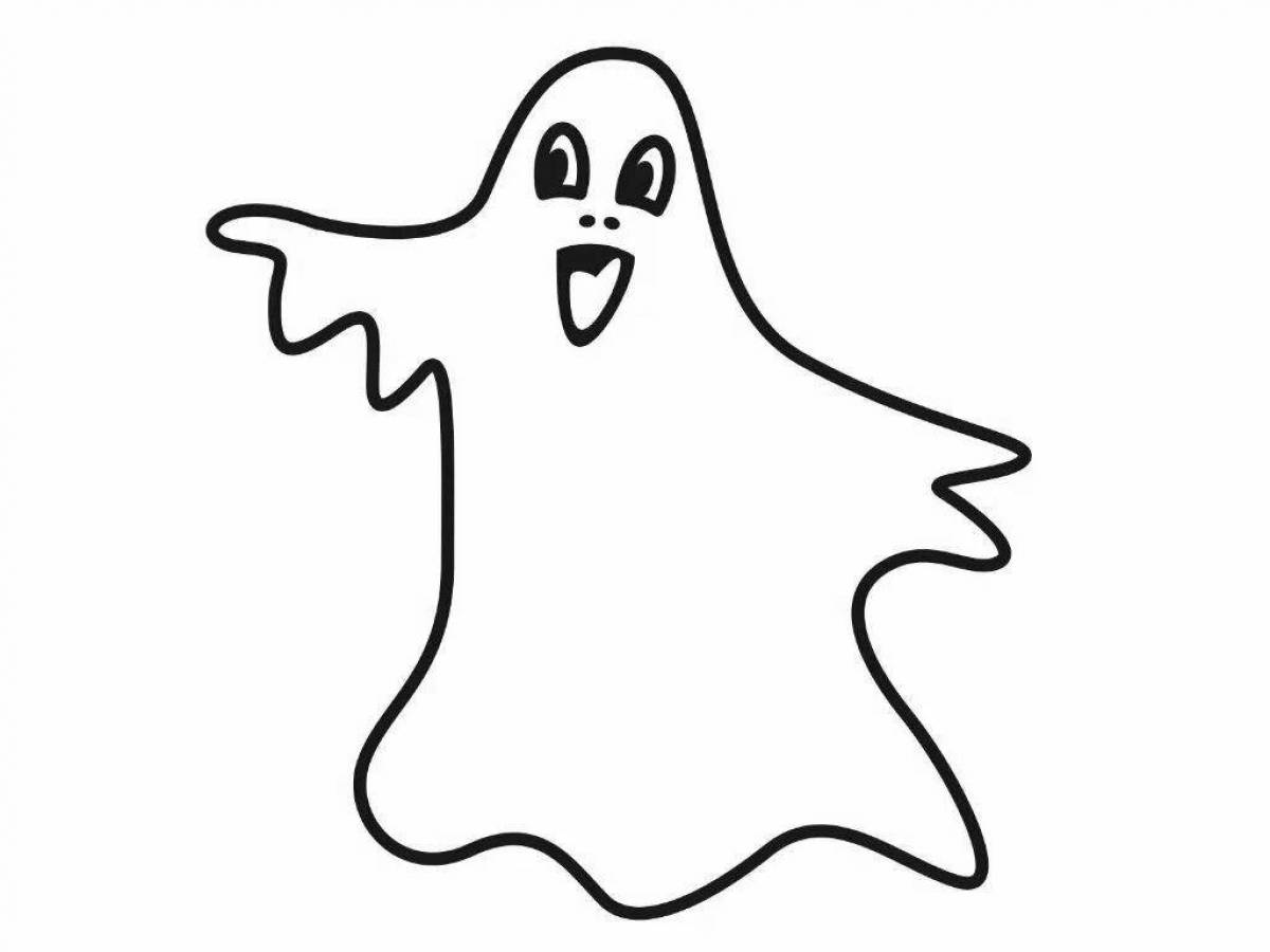 Ghost ghost coloring page