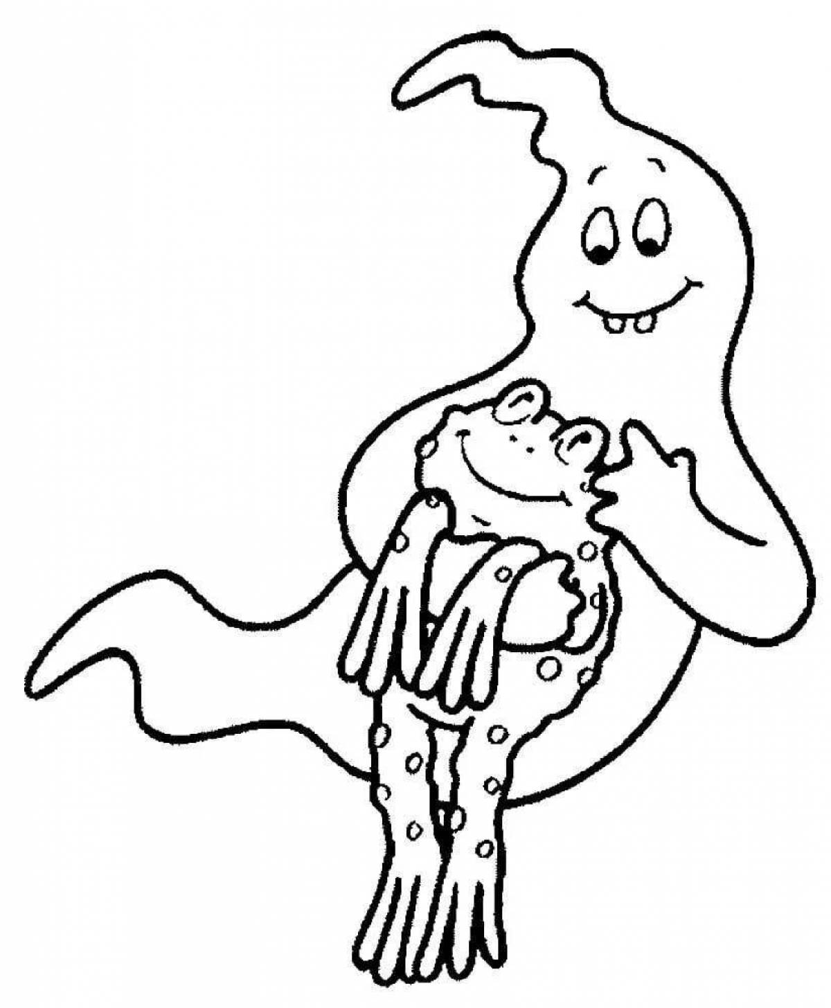 Ghost coloring book