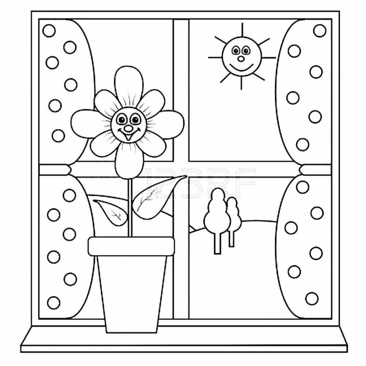 100 doors beautiful coloring page
