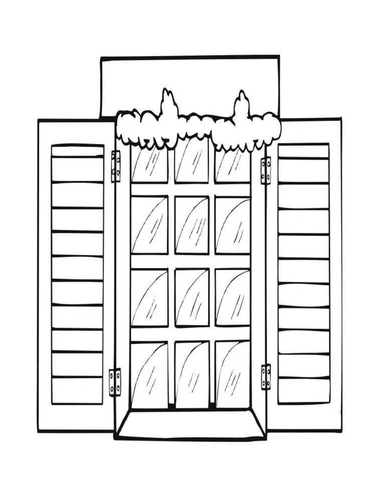 Detailed coloring of 100 doors