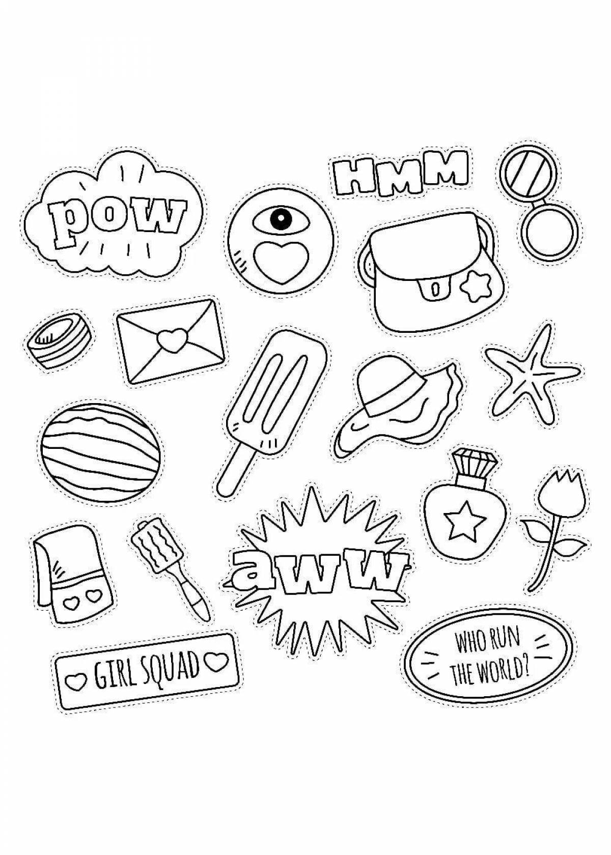 Stickers for personal diary #17