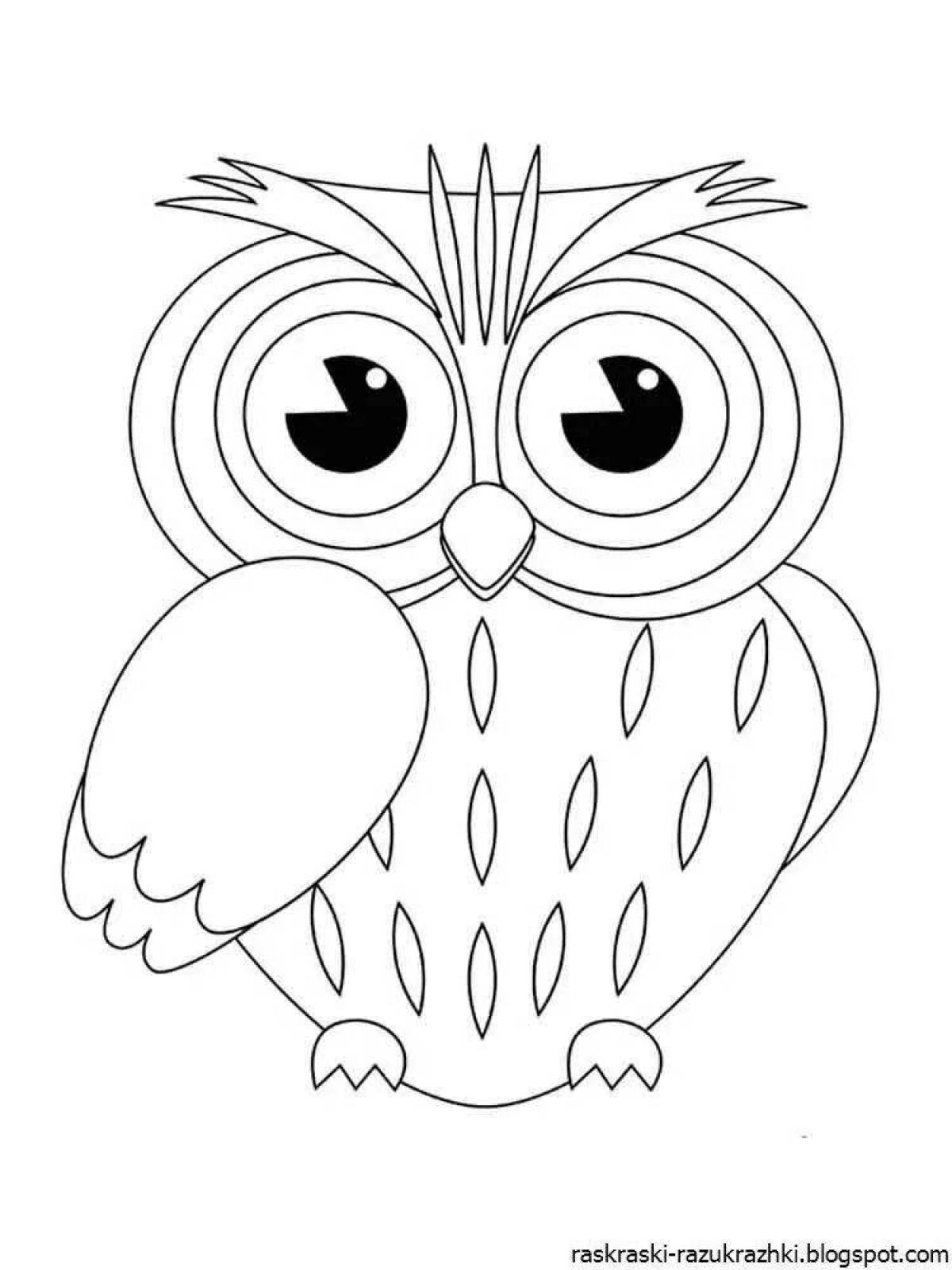 Owl picture for kids #2