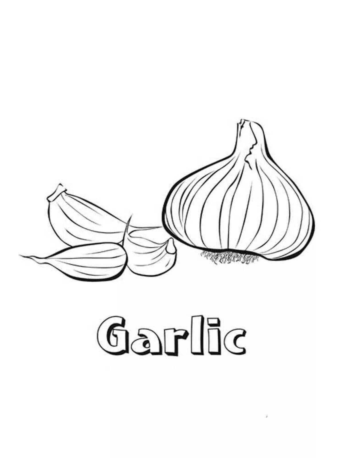 Great garlic coloring book