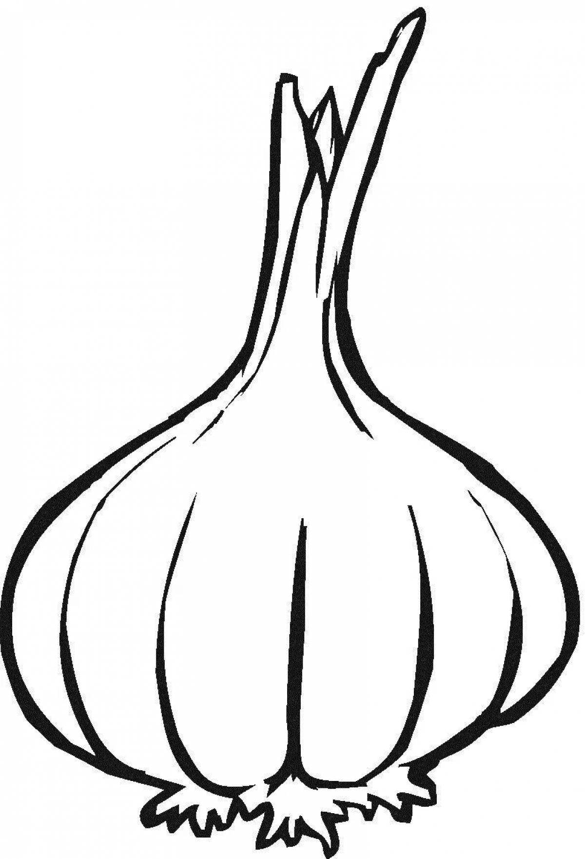 Fashionable garlic coloring