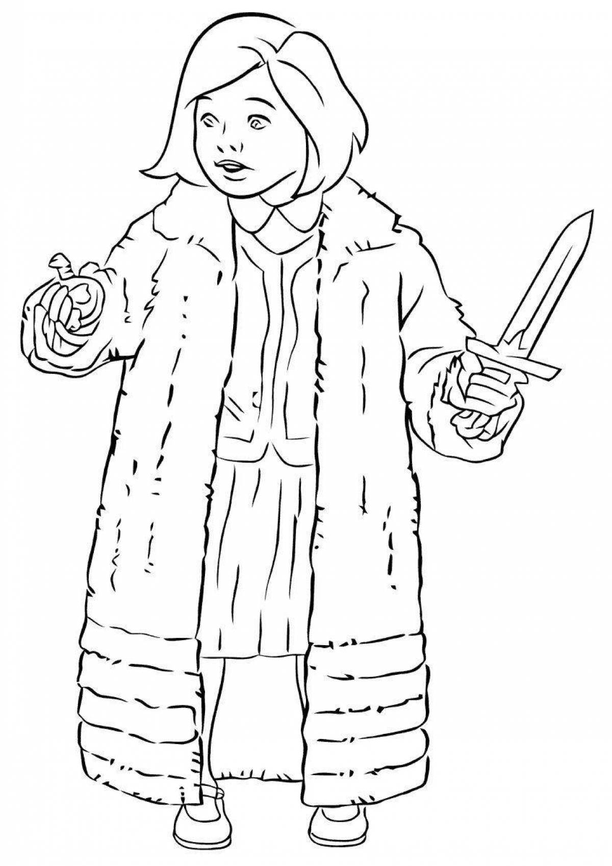 Chronicles of Narnia glitter coloring book