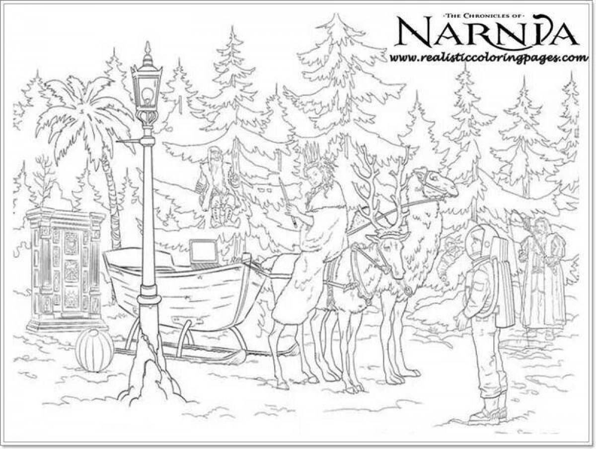 Marvelous chronicles of narnia coloring book