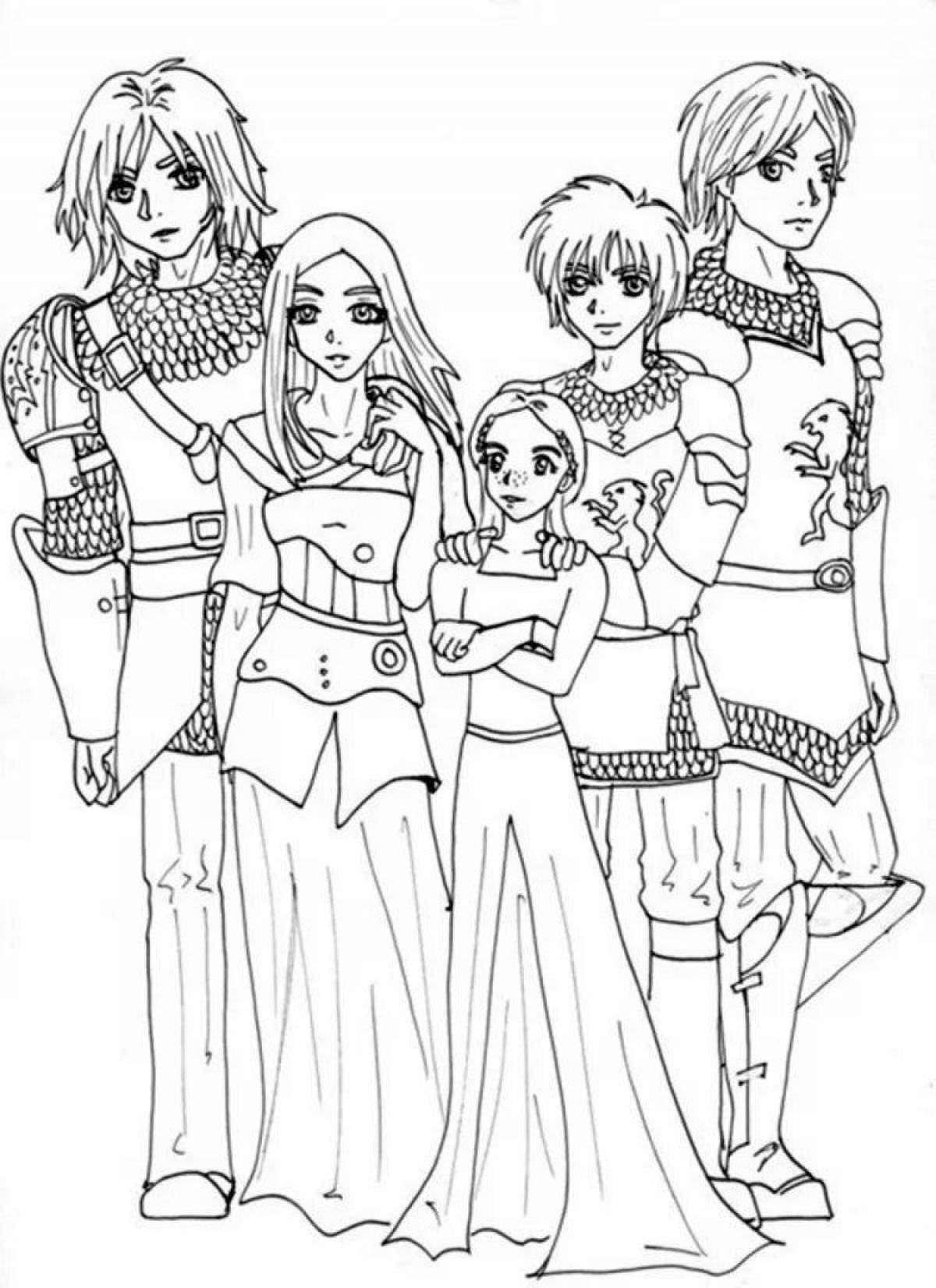 Splendorous coloring of the chronicles of narnia