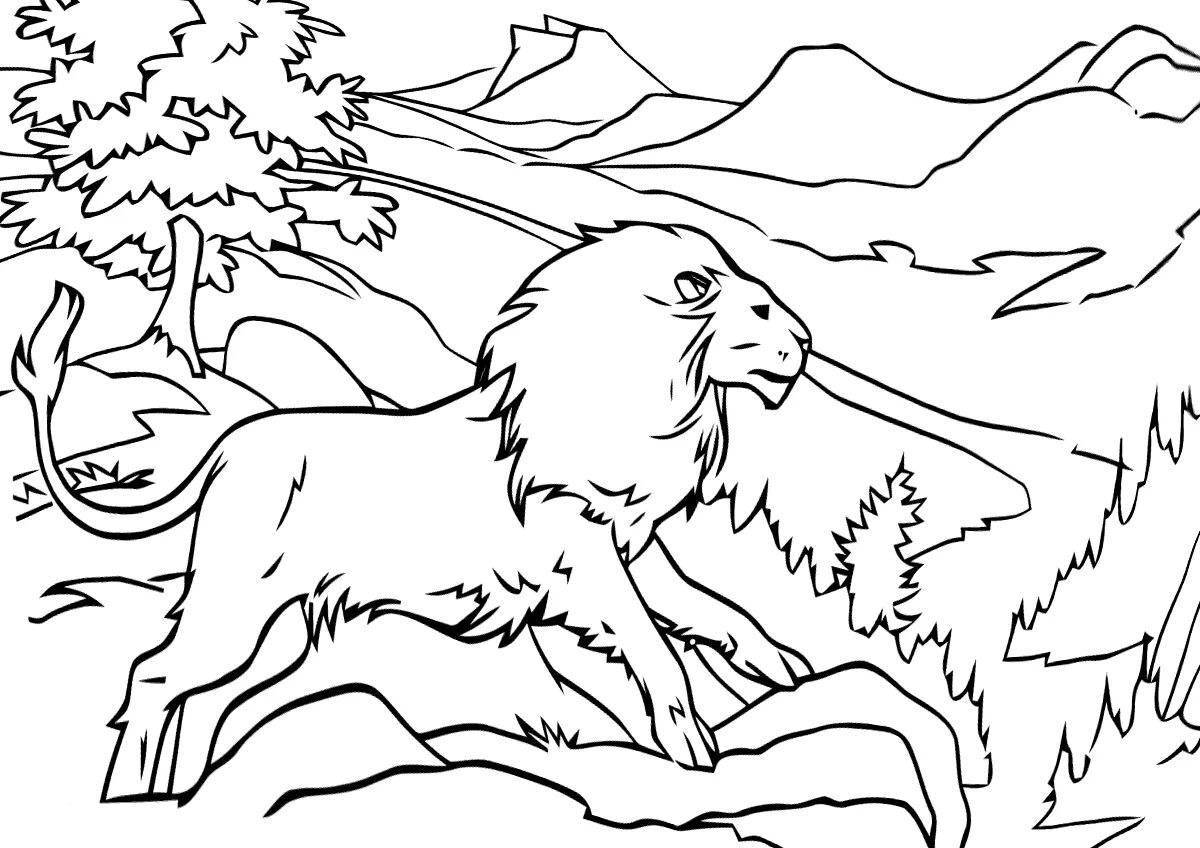 Outstanding chronicles of narnia coloring page