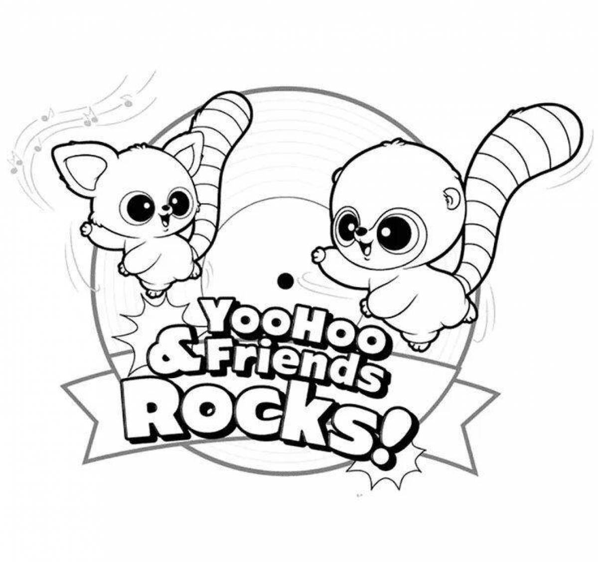 Colouring furry furry friends