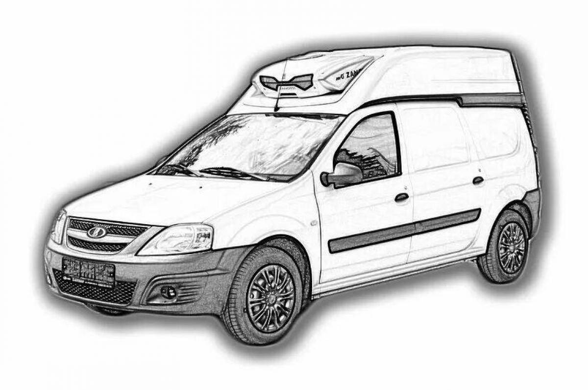 Photo Colourful coloring Lada largus