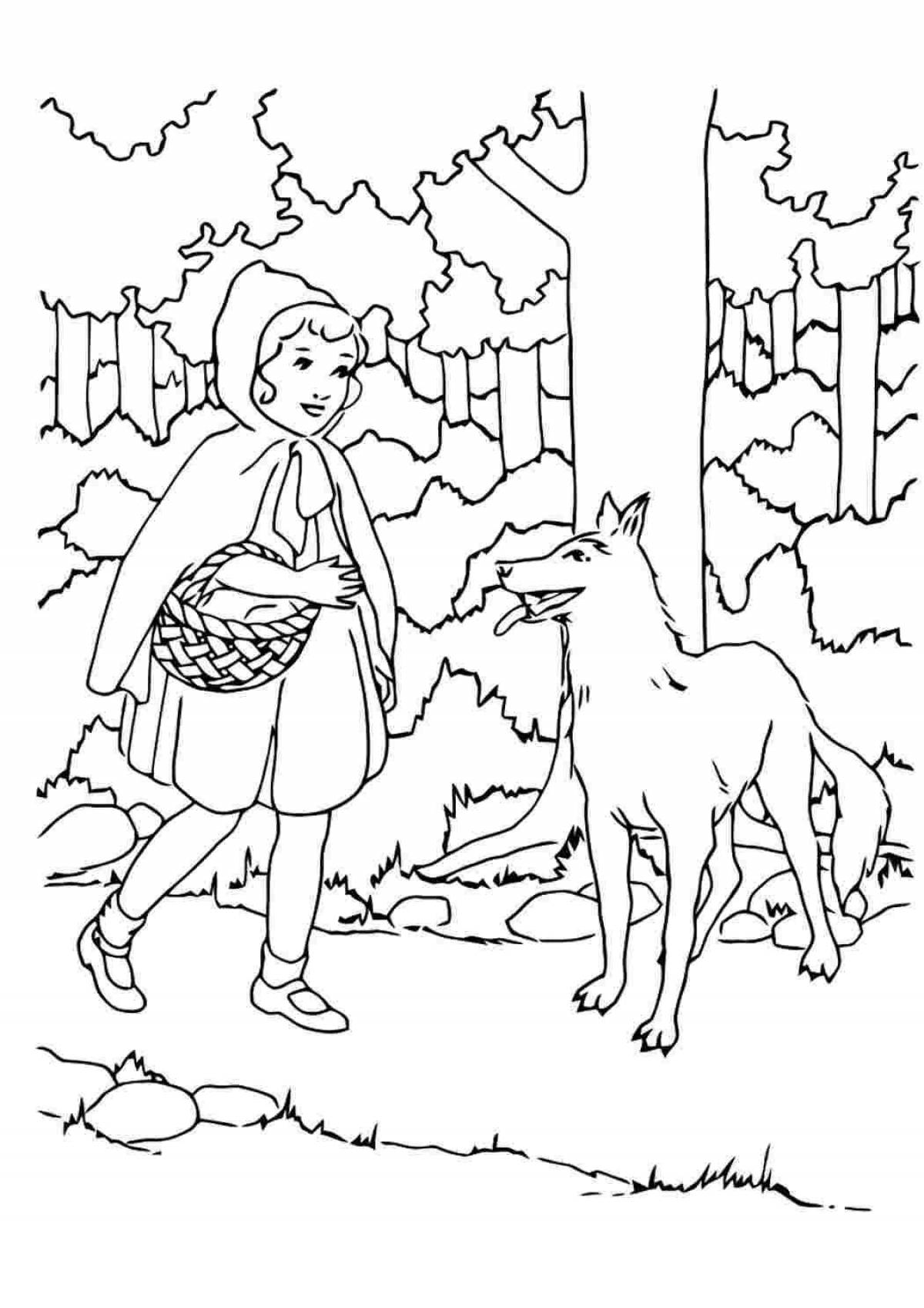 Sparkly Perrault coloring book