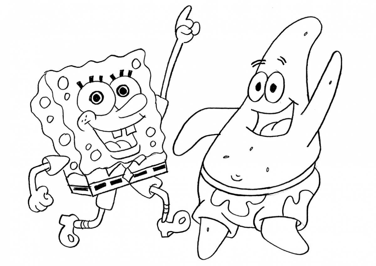 Spongebob coloring book #5
