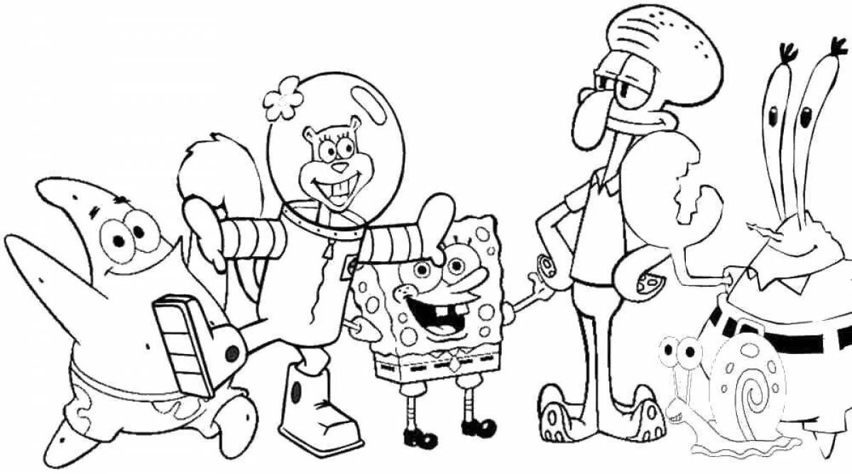 Spongebob coloring book #8