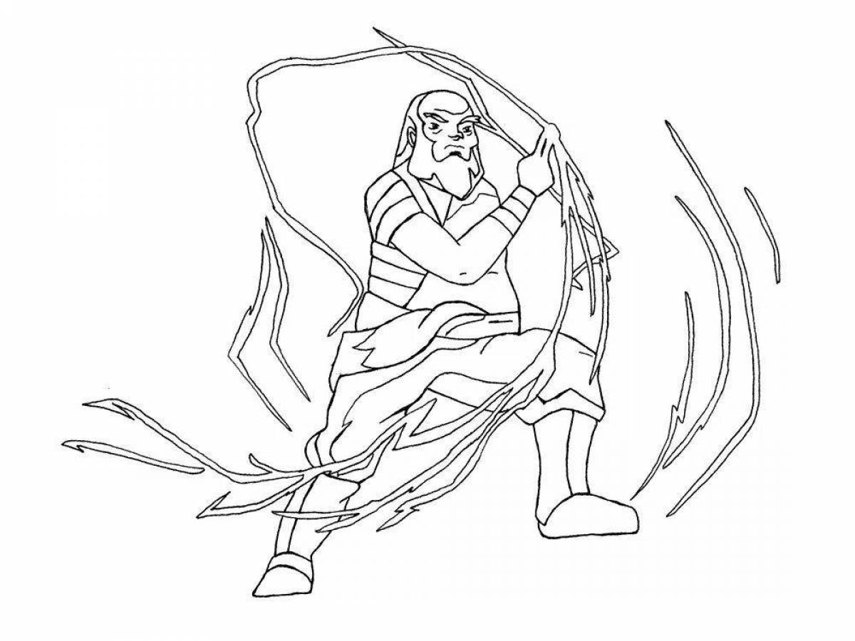 Glowing Waterway Avatar Coloring Page