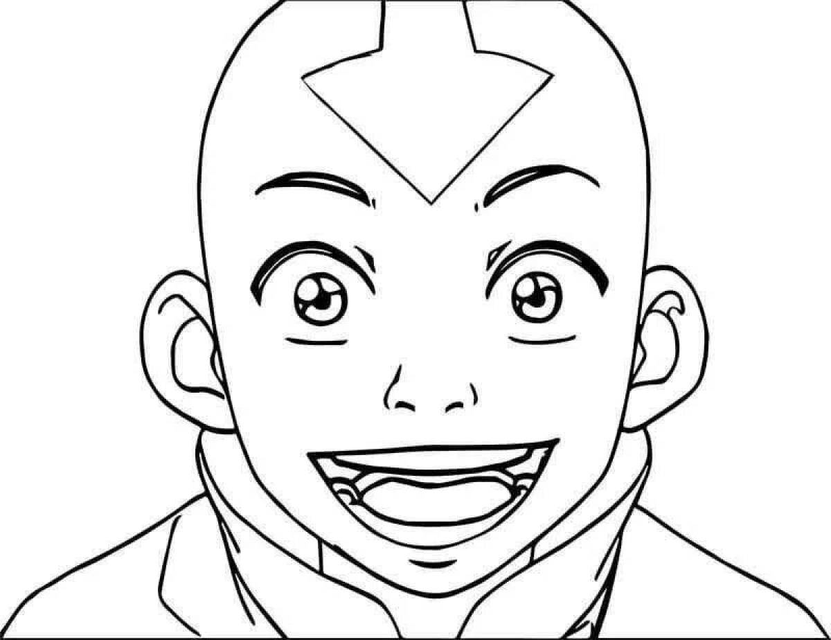 Shiny waterway avatar coloring page