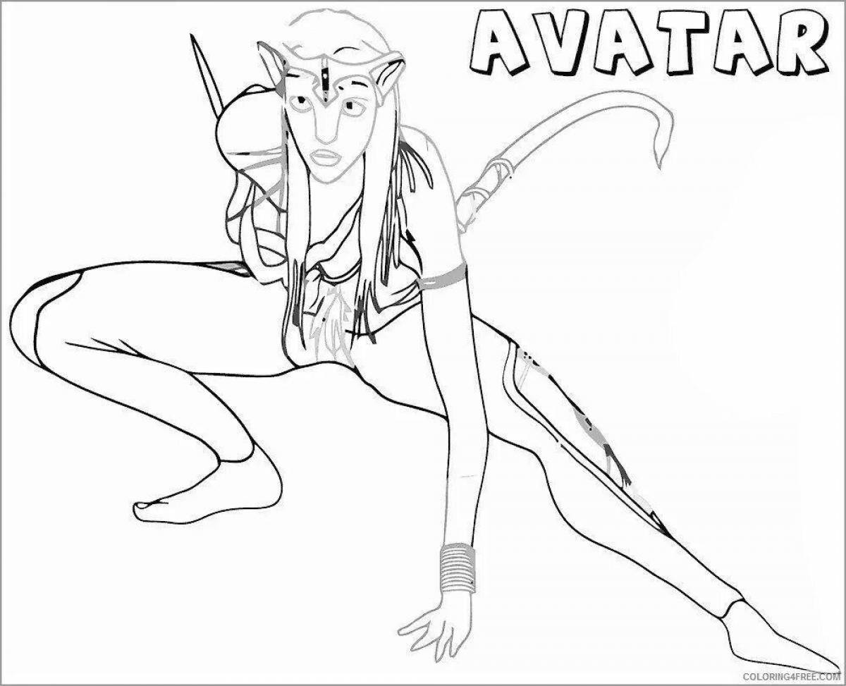 Coloring page wild waterway avatar
