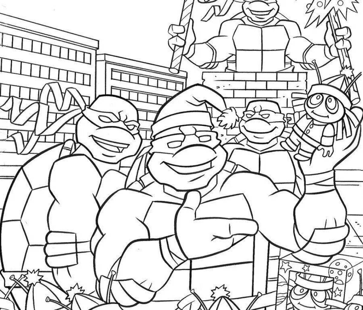 Teenage Mutant Ninja Turtles creative drawing