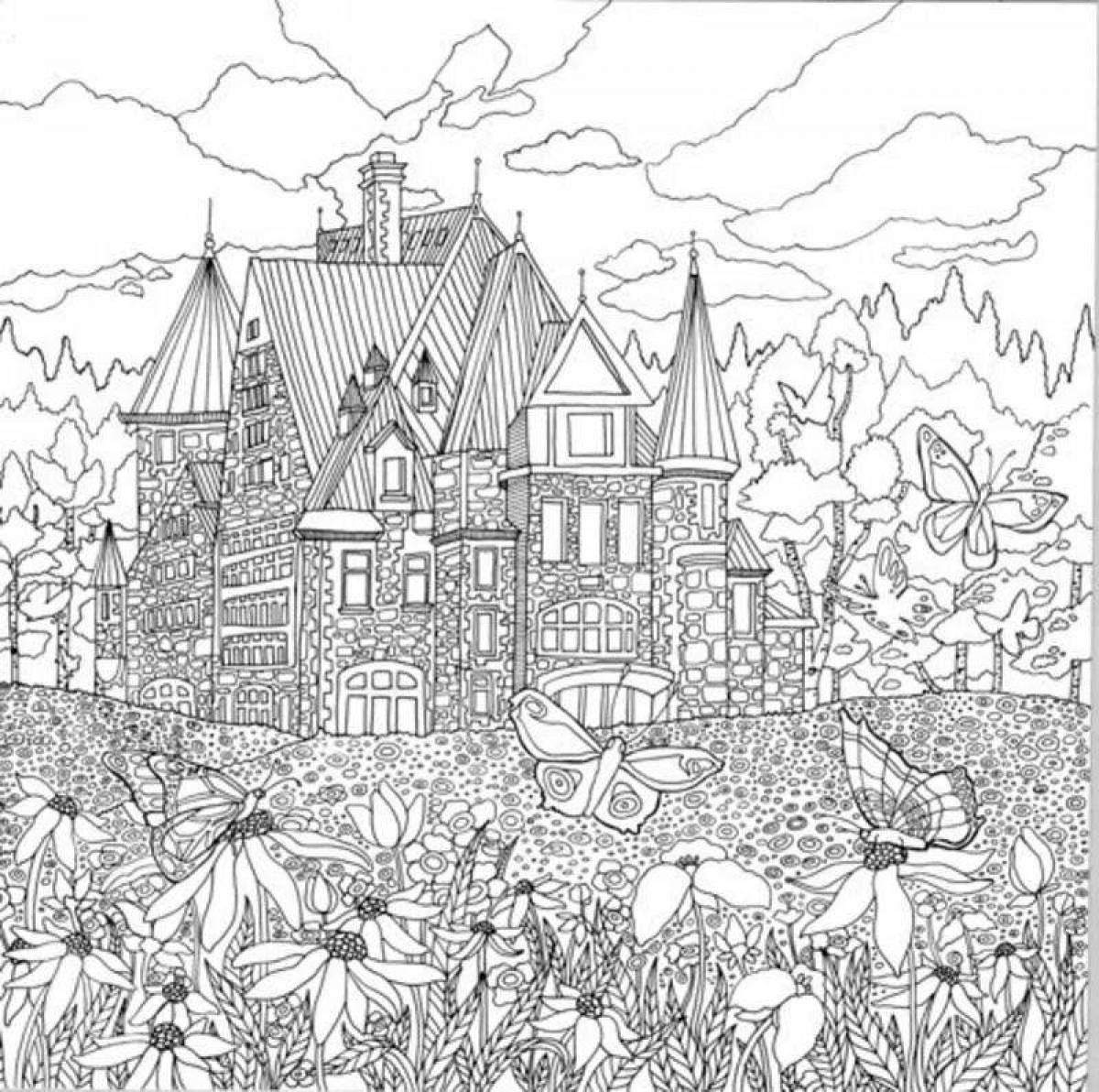 Refreshing coloring book for adults 18 nature